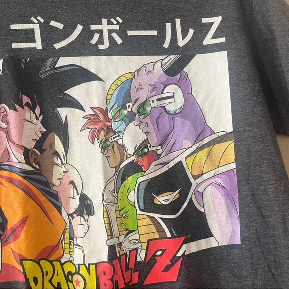 (women) dragon ball z • gray oversized tee shirt goku - Picture 4 of 8